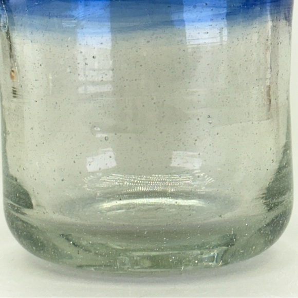 Handblown Mexican Glass Candleholder - Picture 4 of 10